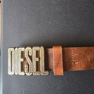 DIESEL belt Brown  Size 95